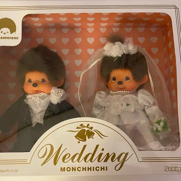 [BUNJANG] Monchhichi Wedding Doll Set / 몬치치 웨딩 인형 세트