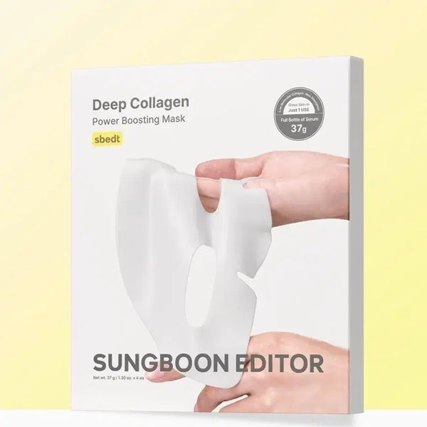 [BUNJANG] Ingredient Editor Deep Collagen Power Boosting Mask (4 Sheets) / 성분 에디터 딥 콜라겐 파워 부스팅 마스크 1BOX:4개입