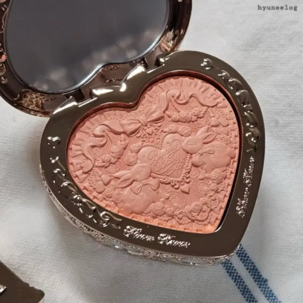 [BUNJANG] Flower Knows Bunny Garden Embossing Blusher 05 Fairyland Rabbit / [미개봉] 플라워노즈 버니가든 엠보싱 블러셔 05 페어리랜드 레버리