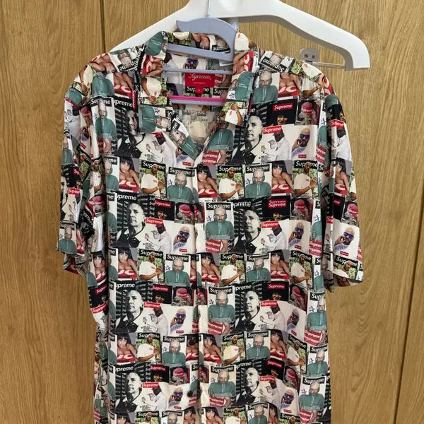 [BUNJANG] Supreme Magazine Short Sleeve Shirt L / L슈프림 메거진 반팔셔츠