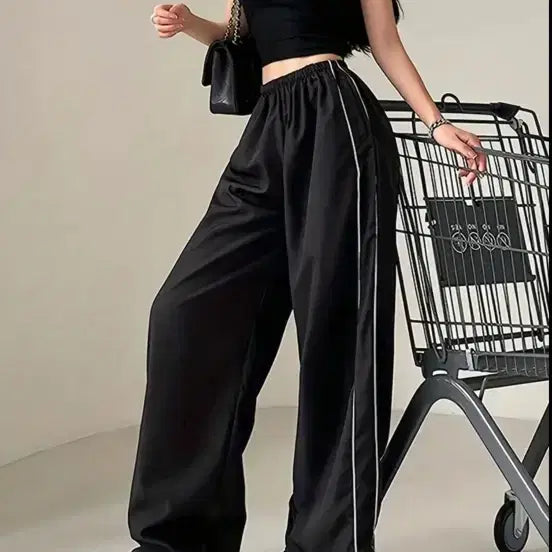 [BUNJANG] Two-Stripe Casual Pants / 라인두줄팬츠