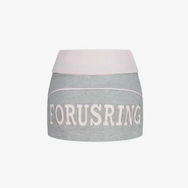 [BUNJANG] Bebe Training Mini Skirt (Grey) / 포어링 베베 트레이닝 스커트 Bebe training mini skirt (grey)