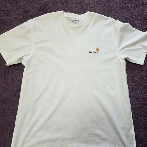 [BUNJANG] Carhartt Short Sleeve T-Shirt White L / 칼하트 반팔티 화이트 L