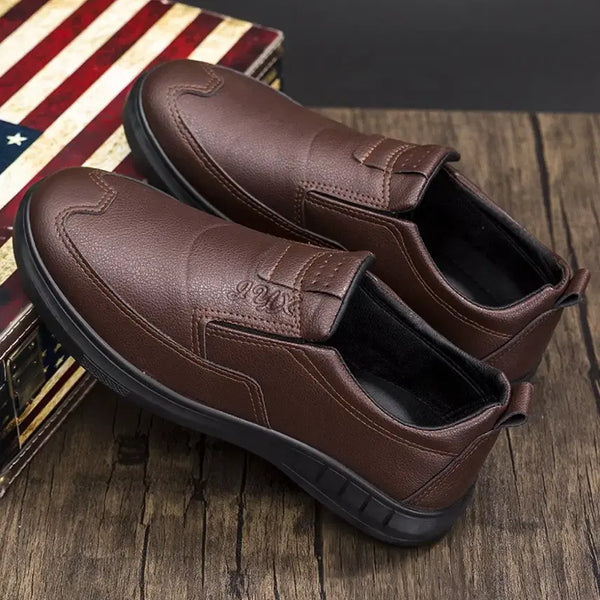 [BUNJANG] Men's Premium Leather Loafers / [새상품/원가이하] 남성용 브라운 프리미엄 가죽 단화