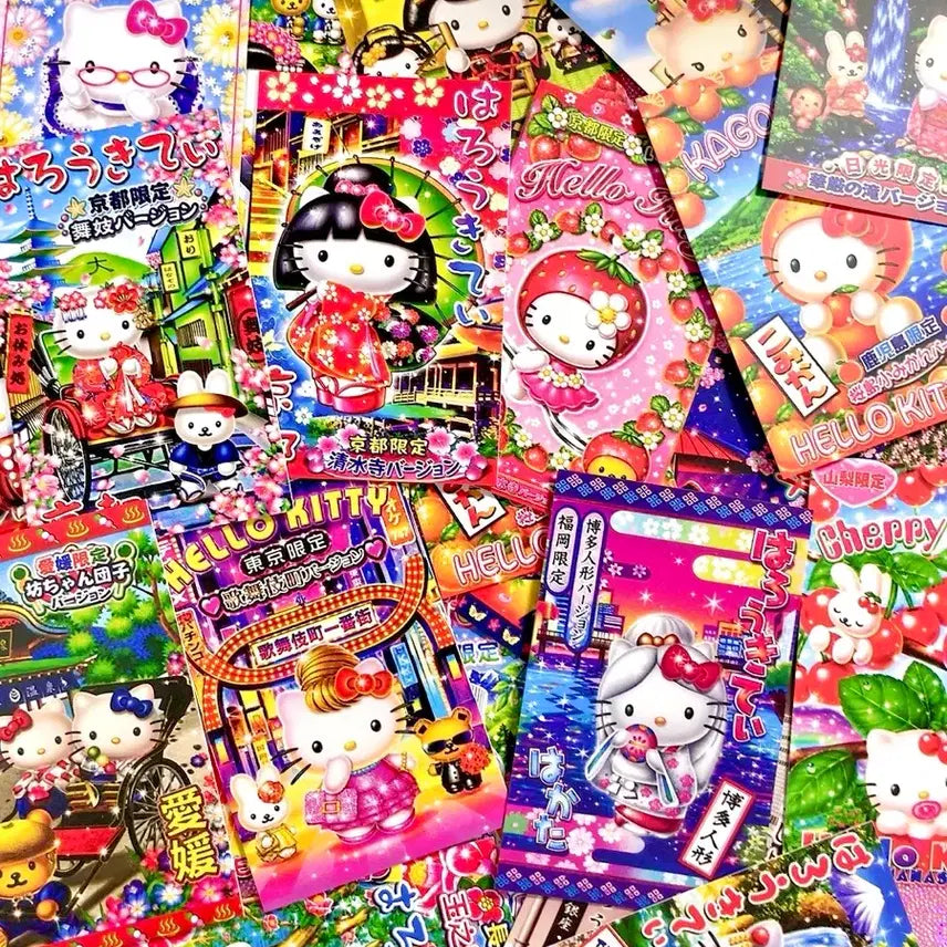 [BUNJANG] Classic Kitty Retro Card Set (50 pcs) / 고전 키티 레트로 카드 50장
