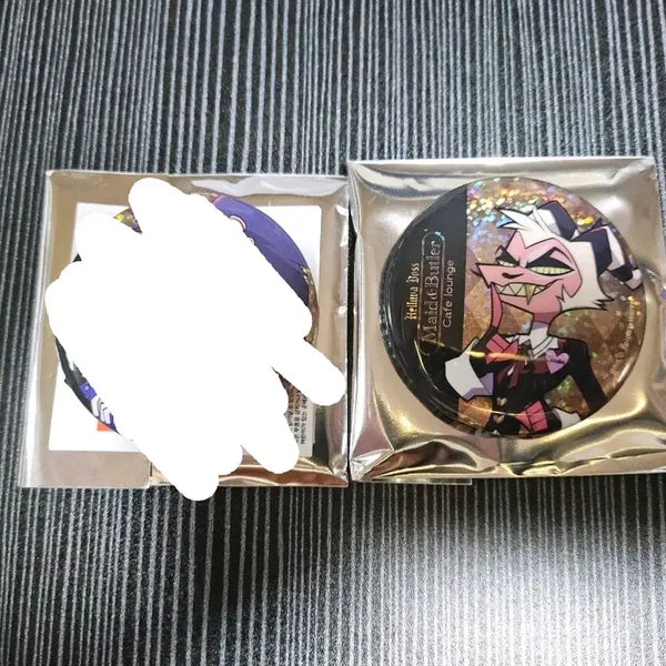 [BUNJANG] Heluva Boss Animate Collaboration Cafe Can Badge / 헬루바보스 애니메이트 콜라보 카페 캔뱃지 판매