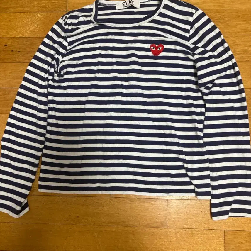 [BUNJANG] Comme des Garçons Striped Long Sleeve T-Shirt / 꼼데 스트라이프 롱슬리브