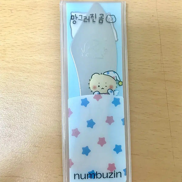 [BUNJANG] MANGOM Bear Numbers Spatula New / 망곰이 넘버즈인 스파츌라 새제품