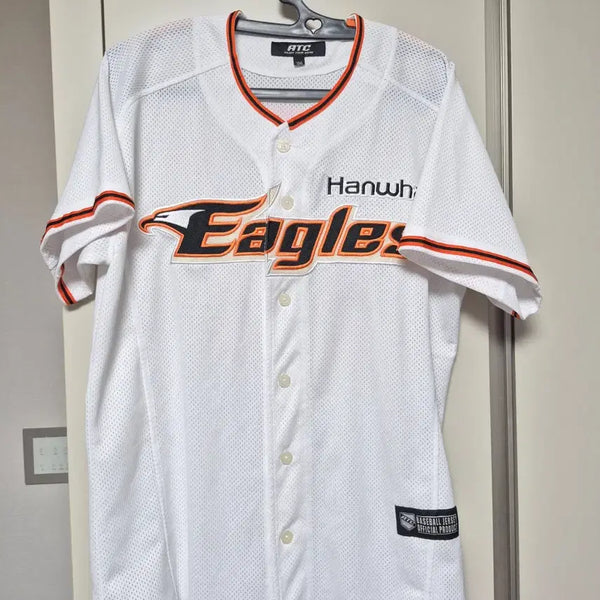 [BUNJANG] Hanwha Eagles Kim Tae-kyun Marked Baseball Jersey (Size 100) / 한화이글스 유니폼 100사이즈 김태균 마킹 판매합니다