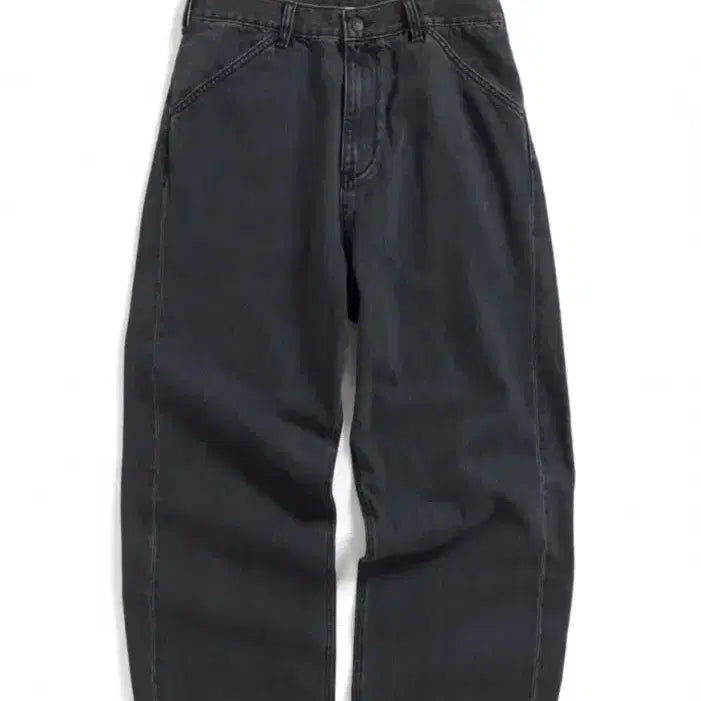 [BUNJANG] Hatching Room Curved Jeans Washed Black / [4]해칭룸 커브진 워시드 블랙