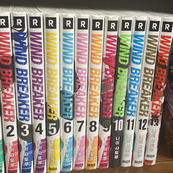 [BUNJANG] Wind Breaker Manga Vol. 1-14 + Bonus Extras / 윈브레 만화책 1~14 + 특전 몇 개