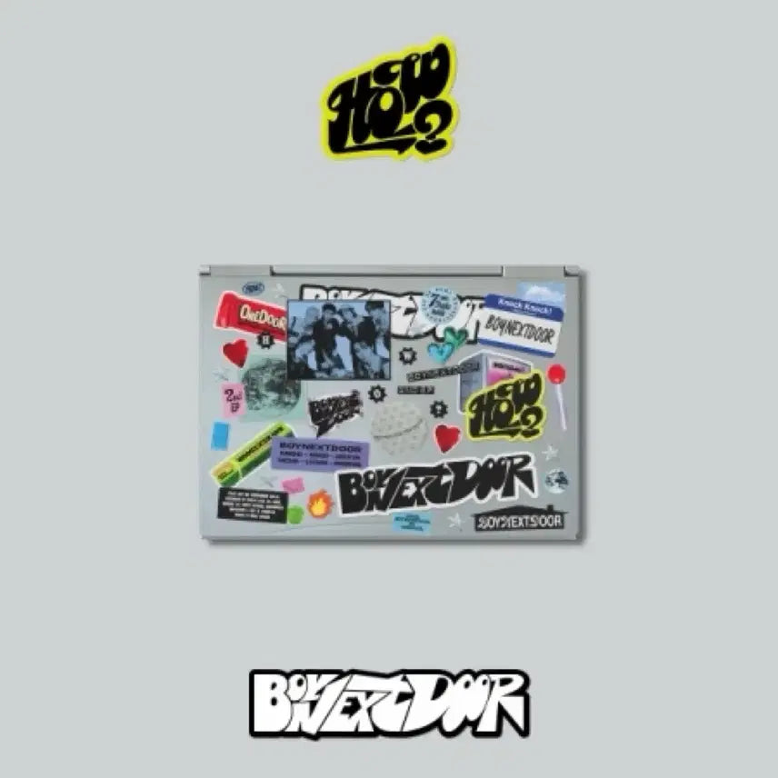 [BUNJANG] BOYNEXTDOOR HOW Sticker Book Version Bundle Set / 보이넥스트도어 보넥도 HOW 스티커 스티커북 버전 앨범 일괄