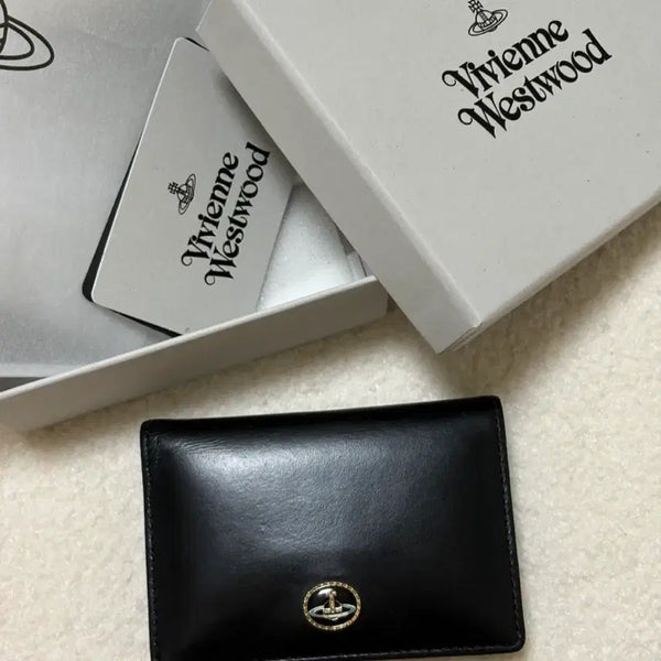 [BUNJANG] Vivienne Westwood Leather Card Holder / 비비안웨스트우드 카드 지갑
