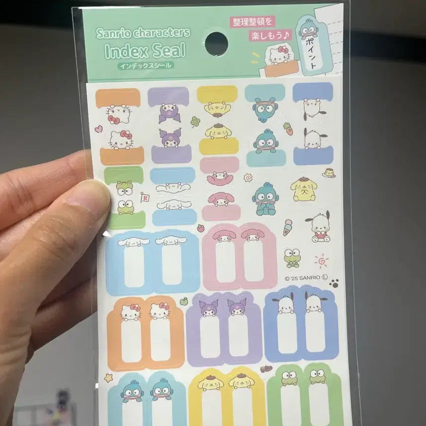 [BUNJANG] Sanrio Name Tag Sticker / 산리오 네임택 스티커 새상품