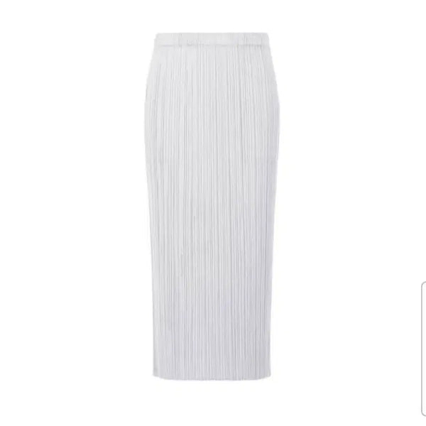 [BUNJANG] Pleats Please Basic Skirt Light Gray Size 3 / 플리츠플리즈 베이직 스커트 라이트그레이 3사이즈