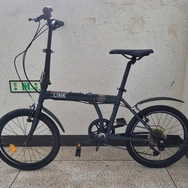 [BUNJANG] Linkplus Black 20-inch Folding Bicycle / 바로 운행 가능한 링크플러스 블랙 20인치 접이식 자전거 팝니다 ^^