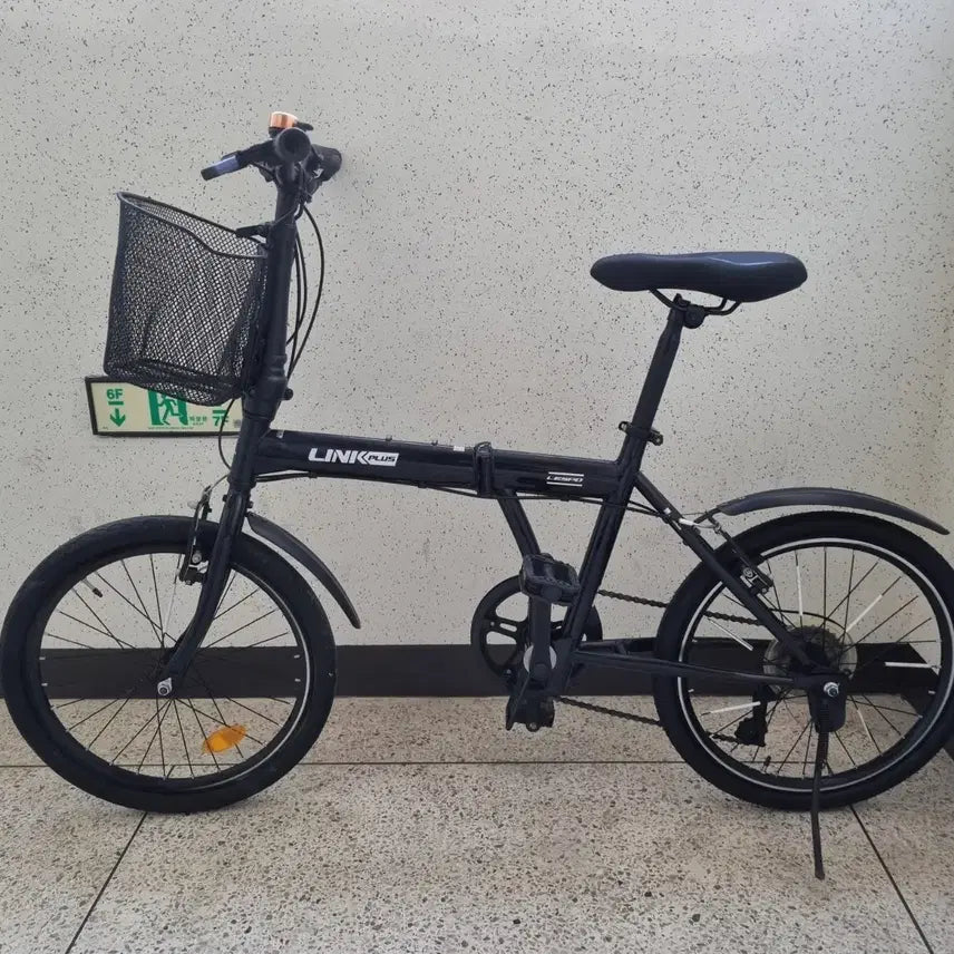[BUNJANG] Linkplus Black 20-inch Folding Bicycle / 바로 운행 가능한 링크플러스 블랙 20인치 접이식 자전거 팝니다 ^^