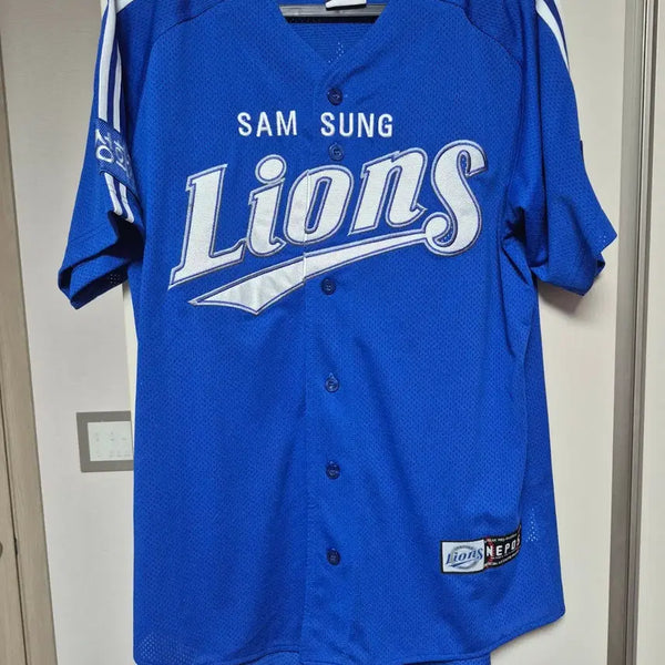[BUNJANG] Samsung Lions Dynasty Era Kim Sang Soo Jersey (Size 105) / 삼성라이온즈 왕조시절 유니폼 105사이즈 김상수  마킹 판매합니다