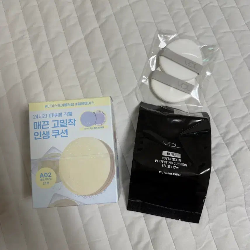 [BUNJANG] VDL Perfecting Cushion Foundation Refill SPF50+ PA+++ A21 Pink Medium / [ VDL 퍼펙팅쿠션 ] A21 핑크미디엄 리필1 쿠션2