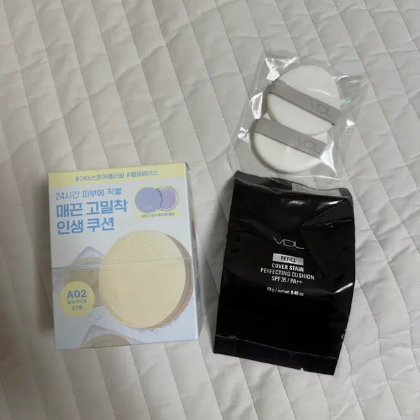 [BUNJANG] VDL Perfecting Cushion Foundation Refill SPF50+ PA+++ A21 Pink Medium / [ VDL 퍼펙팅쿠션 ] A21 핑크미디엄 리필1 쿠션2