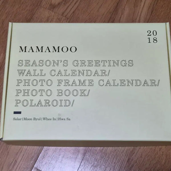 [BUNJANG] Mamamoo 2018 Season's Greetings Full Box / 마마무 2018 시즌그리팅 풀박스