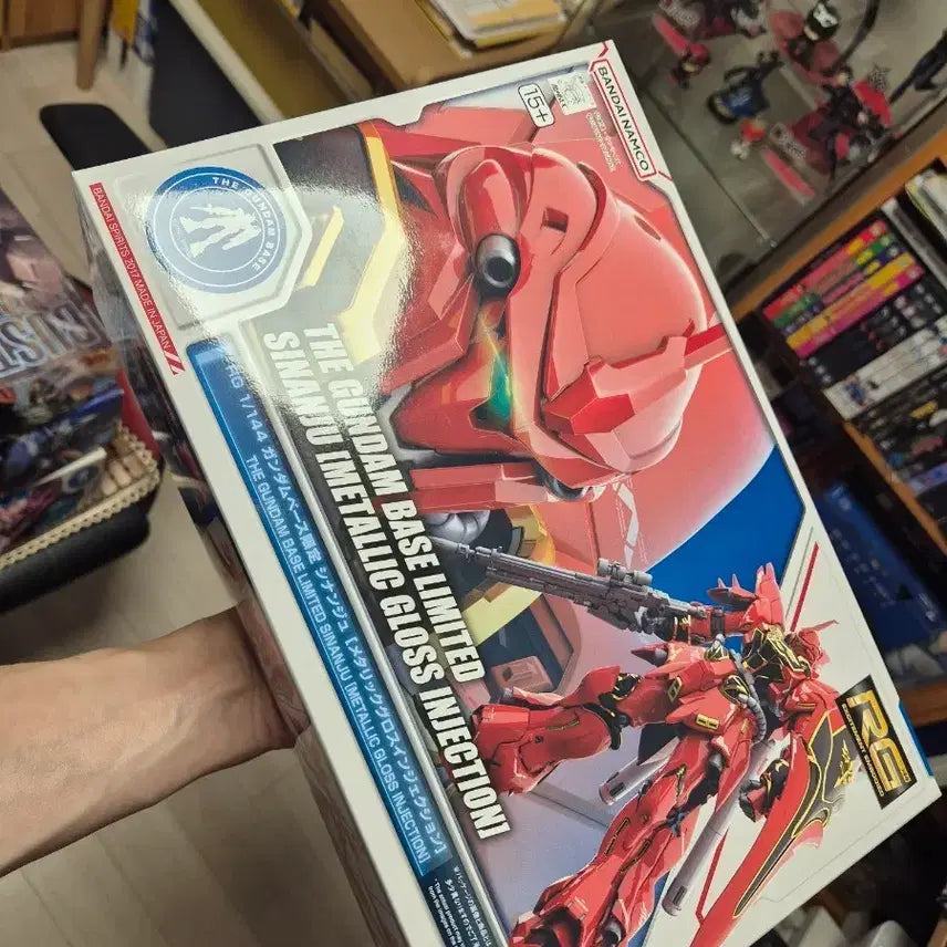 [BUNJANG] Bandai Gundam Base Limited Sinanju Metallic Gloss Injection RG 1/144 Scale Model Kit / 반다이 건담베이스 한정 시난주 메탈릭 글로스 인젝션 RG