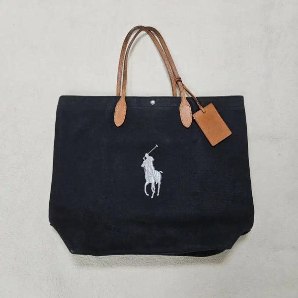 [BUNJANG] Polo Ralph Lauren Big Pony Tote Bag / 폴로 랄프로렌 빅포니 토트백 급처