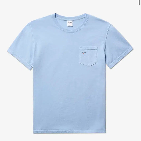 [BUNJANG] Noah Core Logo Pocket T-Shirt Sky Blue L / Noah 노아 코어 로고 포켓티 스카이블루 L