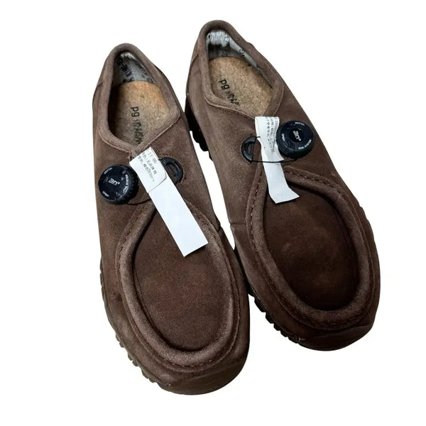 [BUNJANG] PG (Playground) KNOCK2 Suede Dial Shoes Brown Size 43 / pg (Playground) KNOCK2 스웨이드 다이얼 슈즈 브라운 43사이즈