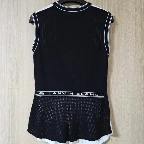 [BUNJANG] LANVIN BLANC Sleeveless Knit Top / 한섬 랑방블랑 니트티 골프웨어