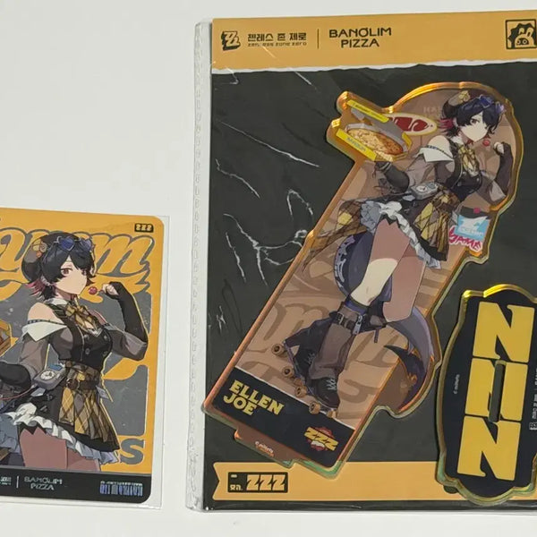 [BUNJANG] Zenless Zone Zero Ellen Acrylic Stand & Photocard Set / 반올림피자 젠레스 존 제로 엘렌 조 아크릴 스탠드 포토카드