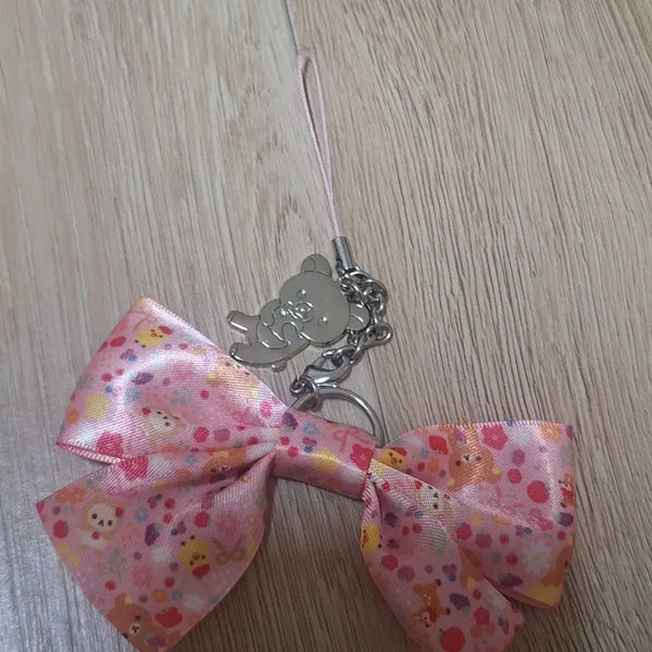 [BUNJANG] Rilakkuma Ribbon Keychain (2013) / 고전2013년)리락쿠마 리본 키링
