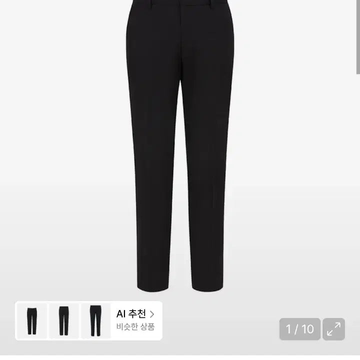 [BUNJANG] ANDZ Men's Slim Fit Slacks (Black, Navy) - Set of 2 / ANDZ 앤드지 남자 슬림핏 슬랙스 2개 팝니다