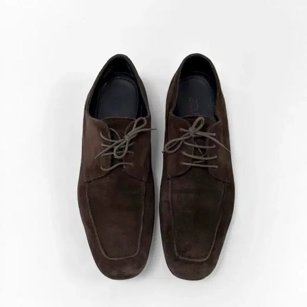 [BUNJANG] Prada Suede Lace-Up Derby Shoes 270 / 프라다 스웨이드 레이스업 더비 슈즈 270
