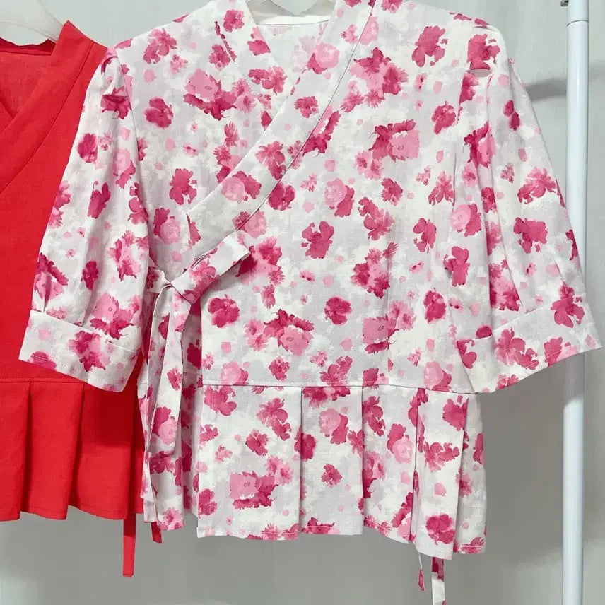 [BUNJANG] Handmade Jeogori Blouse / 저고리 블라우스(핸드메이드)새상품