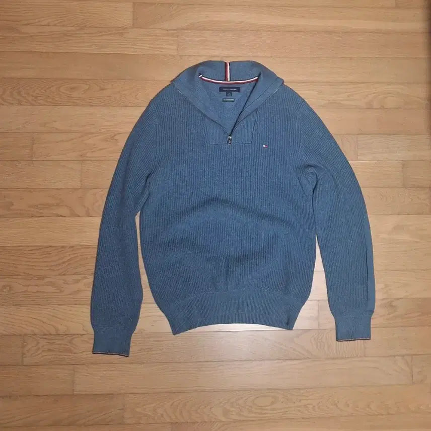 [BUNJANG] Tommy Hilfiger Pima Cotton Cashmere Half-Zip Knit Sweater / 타미힐피거 캐시미어 피마코튼 니트M