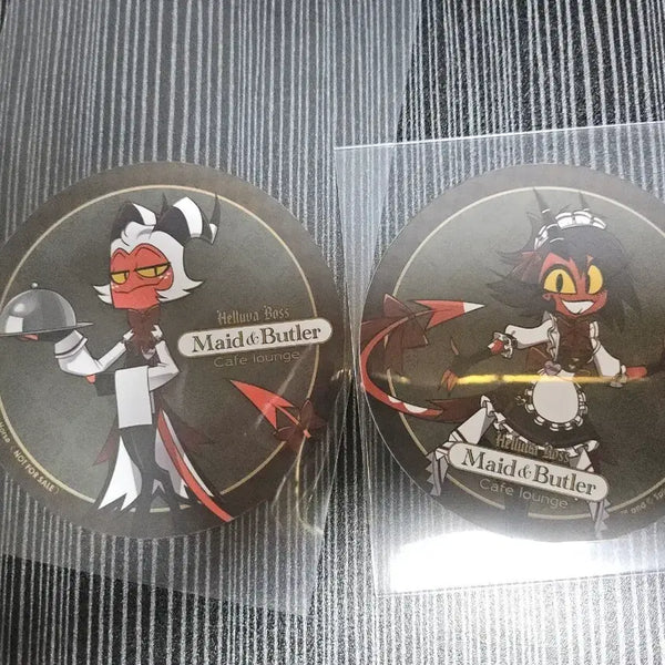 [BUNJANG] Heluva Boss Animate Collaboration Cafe Moxy & Millie Coaster Set / 헬루바보스 애니메이트 콜라보 카페 목시 밀리 코스터 판매
