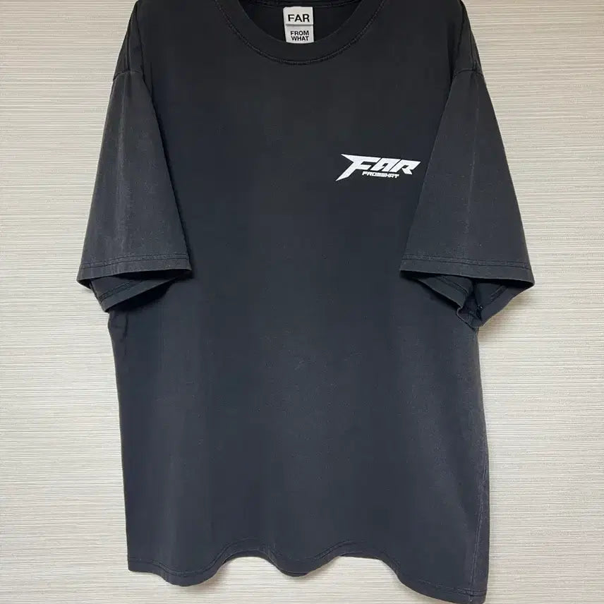 [BUNJANG] FROMWHAT(PA) Blank Logo Short Sleeve T-Shirt / [1] 파프롬왓 블랭크 로고 반팔 티셔츠