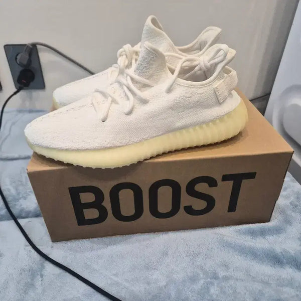 [BUNJANG] Adidas Yeezy Boost 350 V2 "Triple White" SZ 270 New / 이지부스트350 트리플 화이트 270 새상품 판매합니다