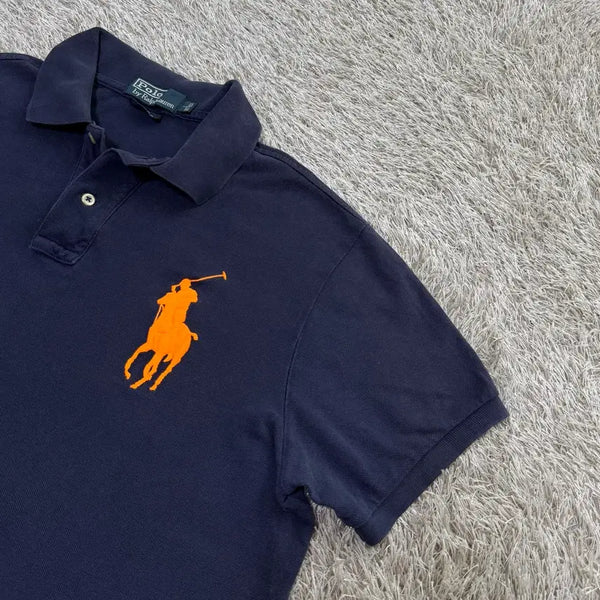 [BUNJANG] Polo Ralph Lauren Big Pony Short Sleeve Polo Shirt / 폴로 랄프로렌 빅포니 네이비 반팔 카라티