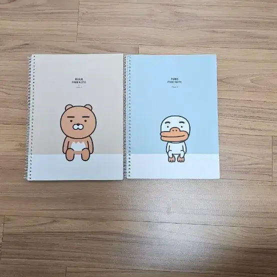[BUNJANG] Kakao Friends Ryan & Tube Notebook Set / 카카오프렌즈 노트 2권 세트