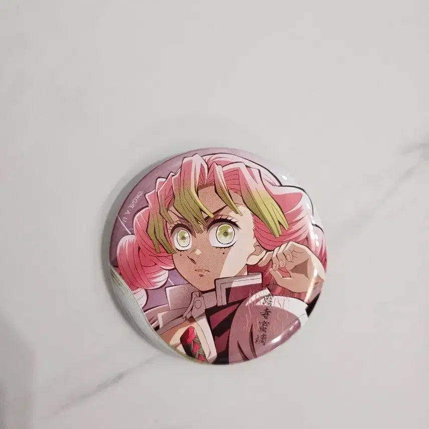 [BUNJANG] Demon Slayer Mitsuri Kanroji Can Badge / 귀멸의칼날 칸로지 미츠리 캔뱃지