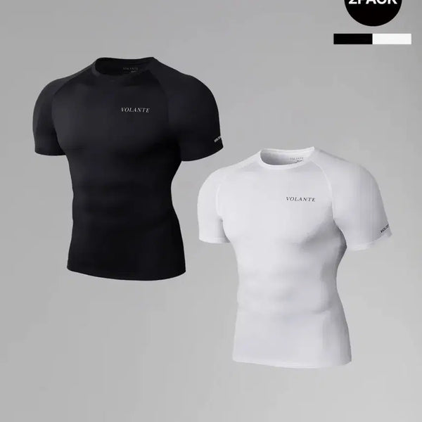 [BUNJANG] Volante Basic Compression 2-Pack (Black/White) / [새상품] 1) 볼란테 베이직 컴프레션 2종 (블랙/화이트)