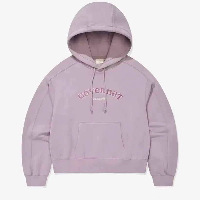 [BUNJANG] Covernat Lavender Hooded Sweatshirt WS Size / 커버낫 후드티 라벤더