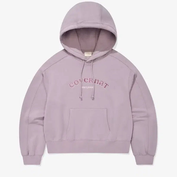 [BUNJANG] Covernat Lavender Hooded Sweatshirt WS Size / 커버낫 후드티 라벤더