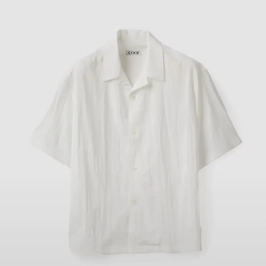 [BUNJANG] COAR Natural Wrinkle Collar Shirt / 쿠어 내추럴 링클 카라 셔츠