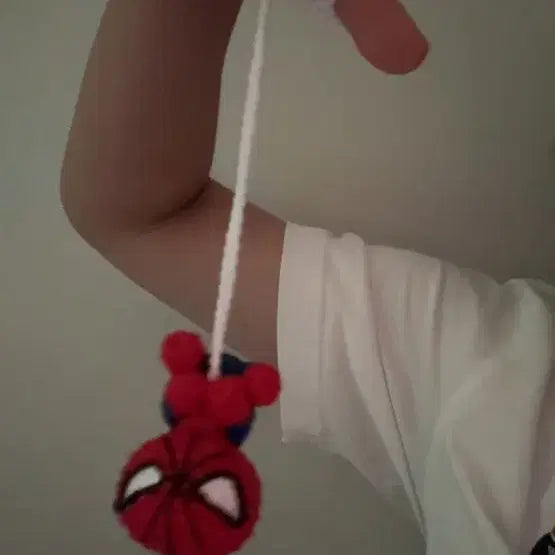 [BUNJANG] Spider-Man Knitted Keychain / 스파이더맨 뜨개 키링