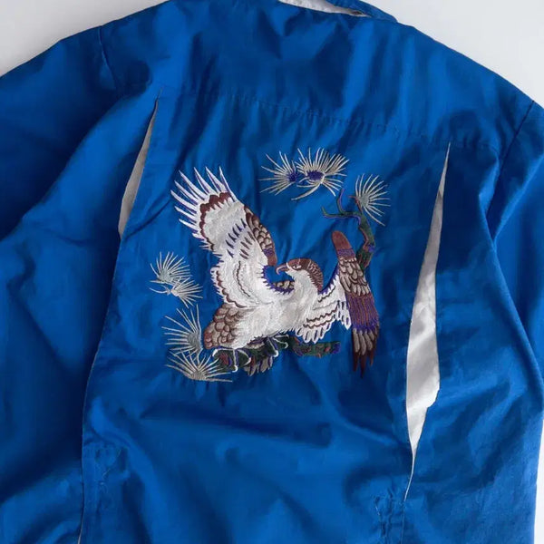 [BUNJANG] Houston Embroidery Bowling Short Sleeve Shirt / 휴스턴 자수 볼링 반팔 셔츠 L