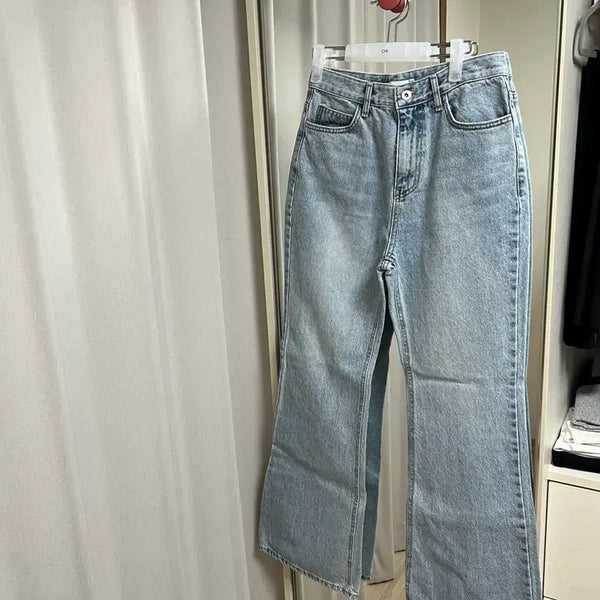 [BUNJANG] Four-Color Light Wash Bootcut Jeans / 사색 부츠컷 청바지 연청
