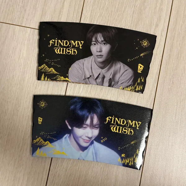 [BUNJANG] NCT WISH Mekkappeo Cup Holder Bundle Set Ryo / 엔시티위시 메가커피 컵홀더 료 일괄